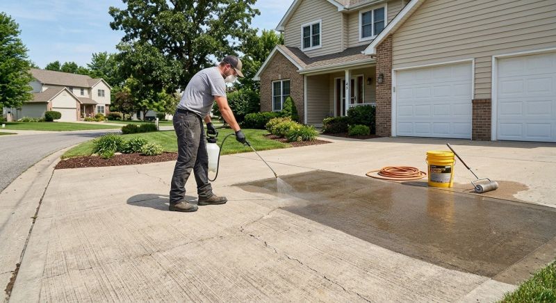 Stamped Concrete Sealing in Alpharetta, GA